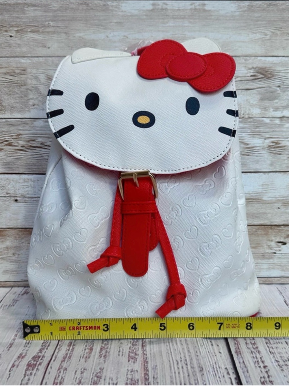 Hello Kitty Drawstring Backpack Purse - Picture 3 of 15